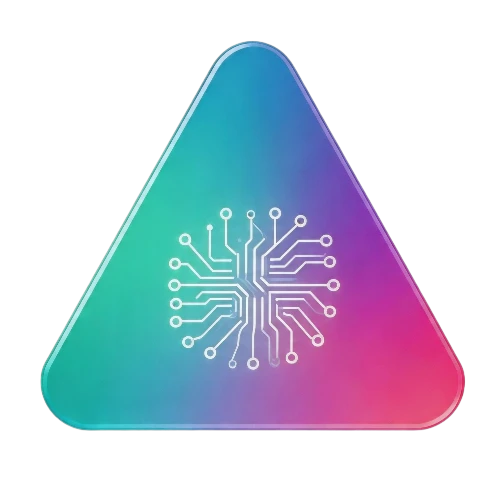 3D Design AI Logo